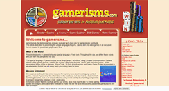 Desktop Screenshot of gamerisms.com